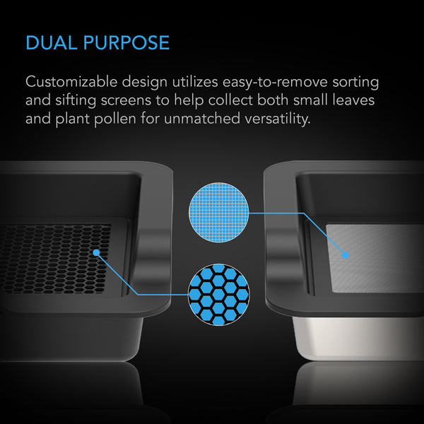 AC Infinity Large Trim Tray System, 3-Tray & 2-Screen Kit, Interchangeable and Ergonomic Design