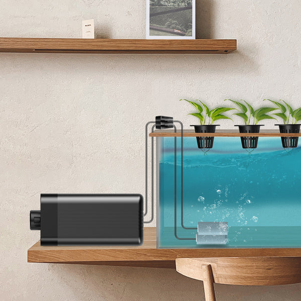 AC Infinity Hydroponics Air Pump, Two-Outlet Pumping Kit, 45 GPH (2.8 L/M)