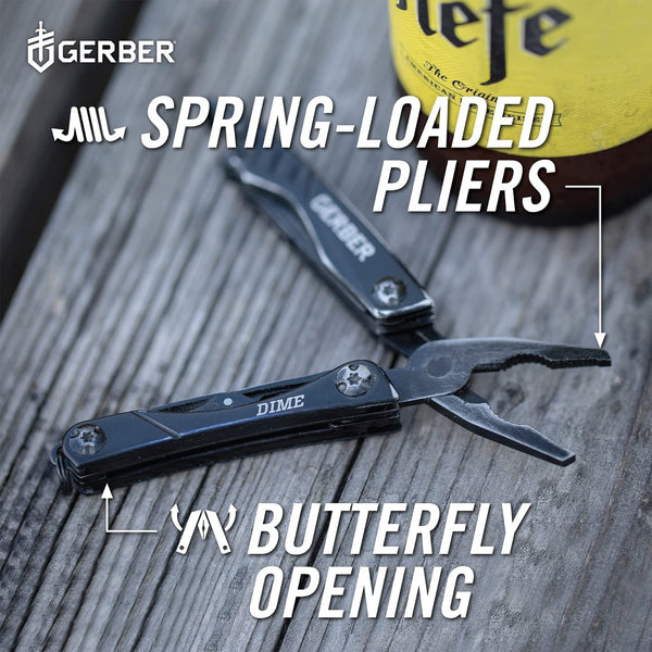 Gerber Dime Mini Multi-Tool Black Blister Pack