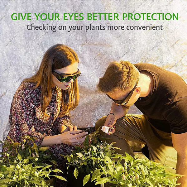 Grow Room Eye Protection Glasses for Horticulture Led Grow Light Rooms