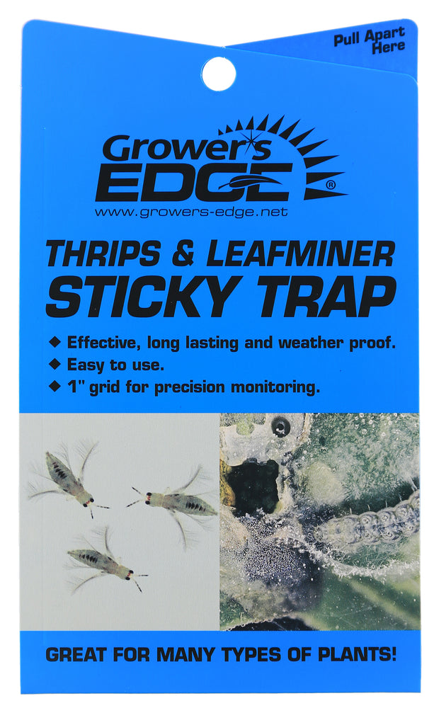 Grower's Edge Thrips & Leafminer Sticky Trap 5/Pack