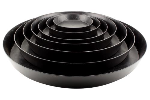 Gro Pro Heavy Duty Black Saucer - 18 inch