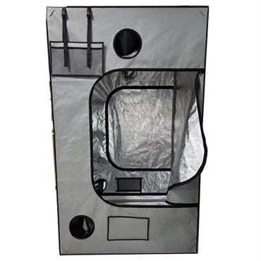 Hort2O™ Grow Tent - 4ft x 4ft x 6ft 7in - Metal Frame with Durable Fabric - Multiple Access Points - Large Opening