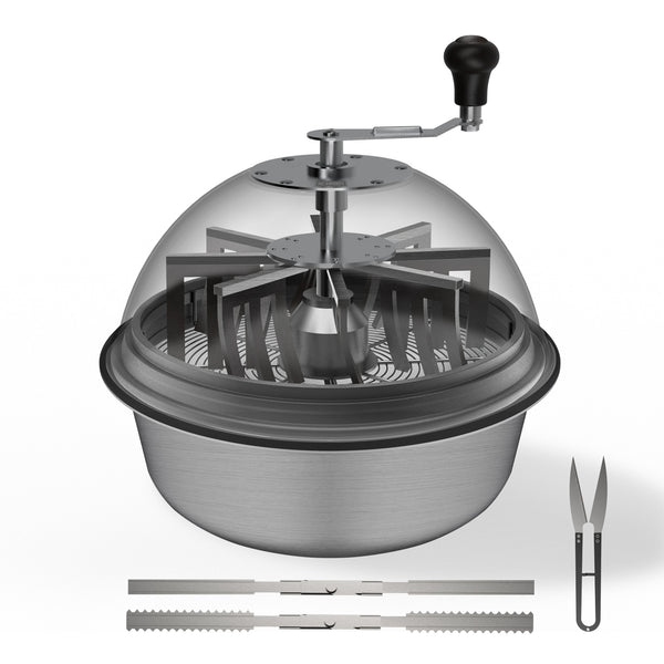 AC INFINITY Bud Bowl Trimmer, Twist Spin Cut with Clear Visibility Dome, 16-Inch