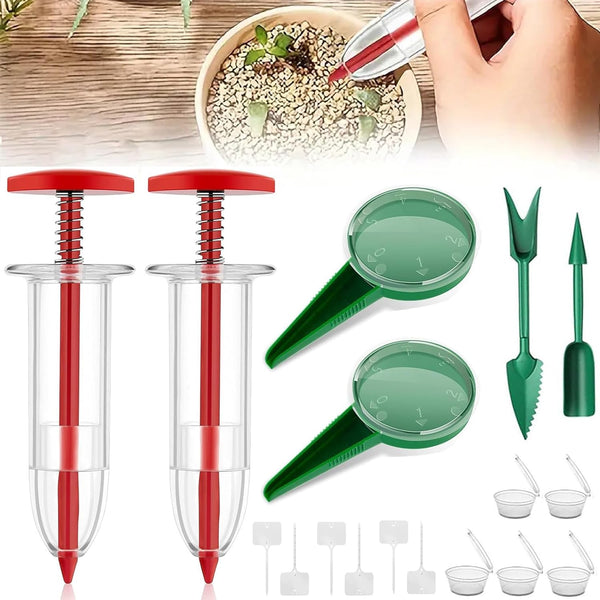17 PCS Mini Seed Spreader, New Mini Gardening Spreaders
