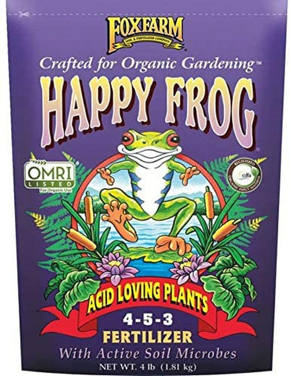 FoxFarm Happy Frog Acid Loving Plants 4-5-3 Fertilizer 4lb