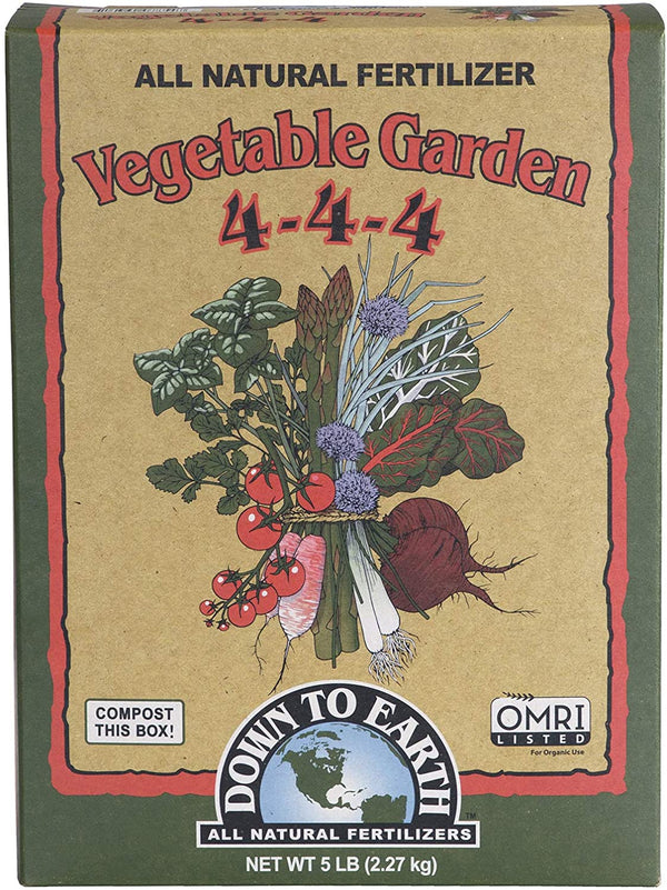 Down to Earth Vegetable Garden4-4-4 Fertilizer-5lb