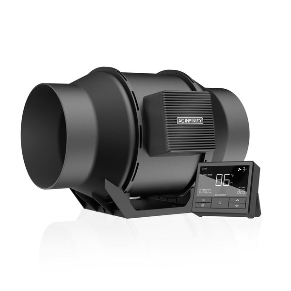 CLOUDLINE LITE B6, QUIET INLINE FAN WITH TEMPERATURE CONTROLLER, 6-INCH