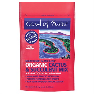Coast of Maine® Mount Desert Island Blend™ Organic Cactus & Succulent Mix - 8qt