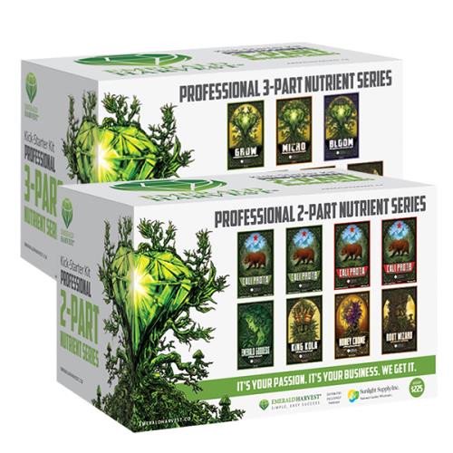 Emerald Harvest Kick-Starter Kit - 2 Part Base, 8*1 qt bottles