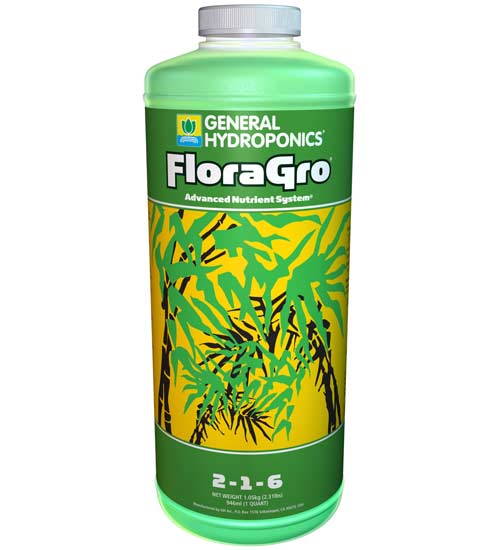 General Hydroponics® FloraGro® 2 - 1 - 6