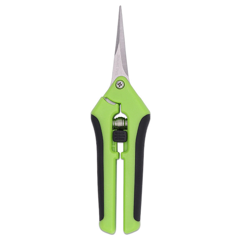 6.5 Inch Stainless Steel Curved Straight Blade Gardening Hand Pruner P