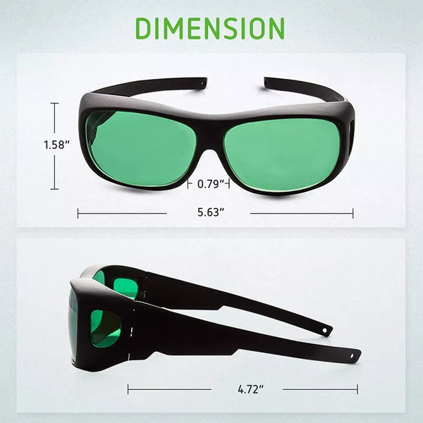Grow Room Eye Protection Glasses for Horticulture Led Grow Light Rooms