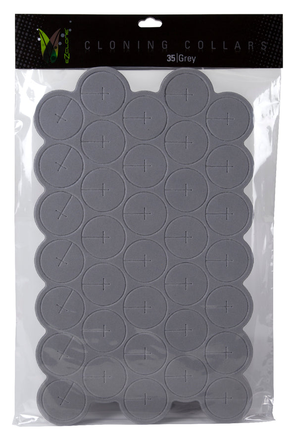 EZ-Clone Colored Cloning Collars Gray (35/Bag)
