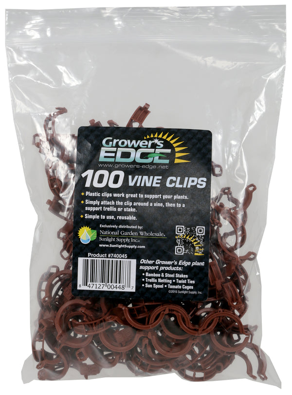 Grower's Edge Vine Clips (100/Bag)