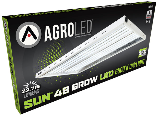 AgroLED Sun 48 LED 6,500K Fixture - 4 Ft. 180 Watts