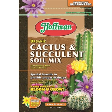 Hoffman® Organic Cactus & Succulent Soil Mix - 4qt