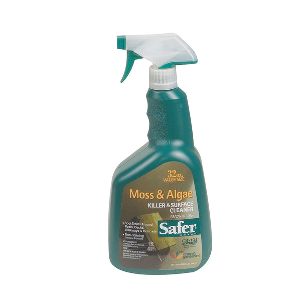 Safer Brand Moss and Algae Killer RTU, qt