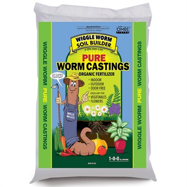 Wiggle Worm Soil Builder PURE Worm Castings Organic Fertilizer - 4.5lb
