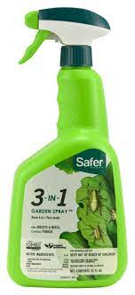 Safer Brand 3-in-1 Garden Spray RTU, qt