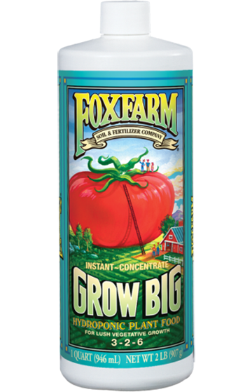 Fox Farm Grow Big Hydroponic Liquid Concentrate Qt