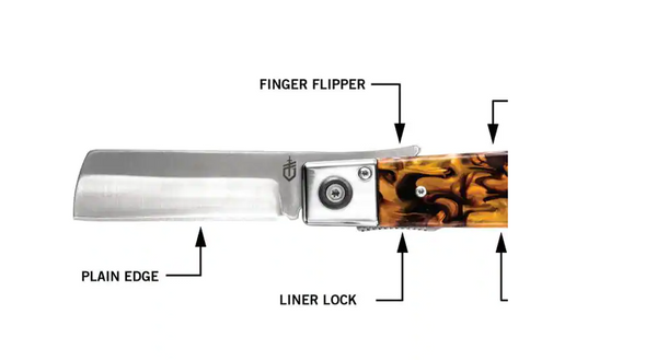 Gerber Jukebox Folding Pocket Knife Tortoise Blister Pack