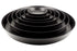 Gro Pro Heavy Duty Black Saucer - 12 in (50/Cs)
