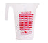 RedFlag Graduated Round Measuring Container - 2000 mL / 64 oz / 1/2 Gal.