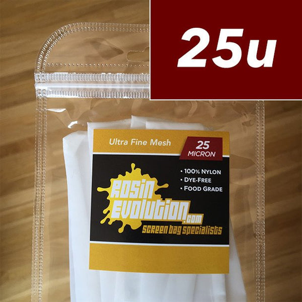Rosin Evolution Press Bags – 25 micron (2.5″x4.5″)